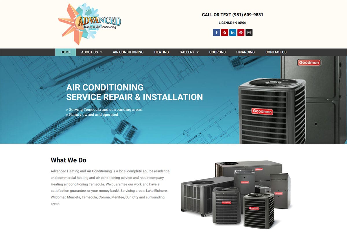 Advanced Heating and Air Conditioning CP Communications