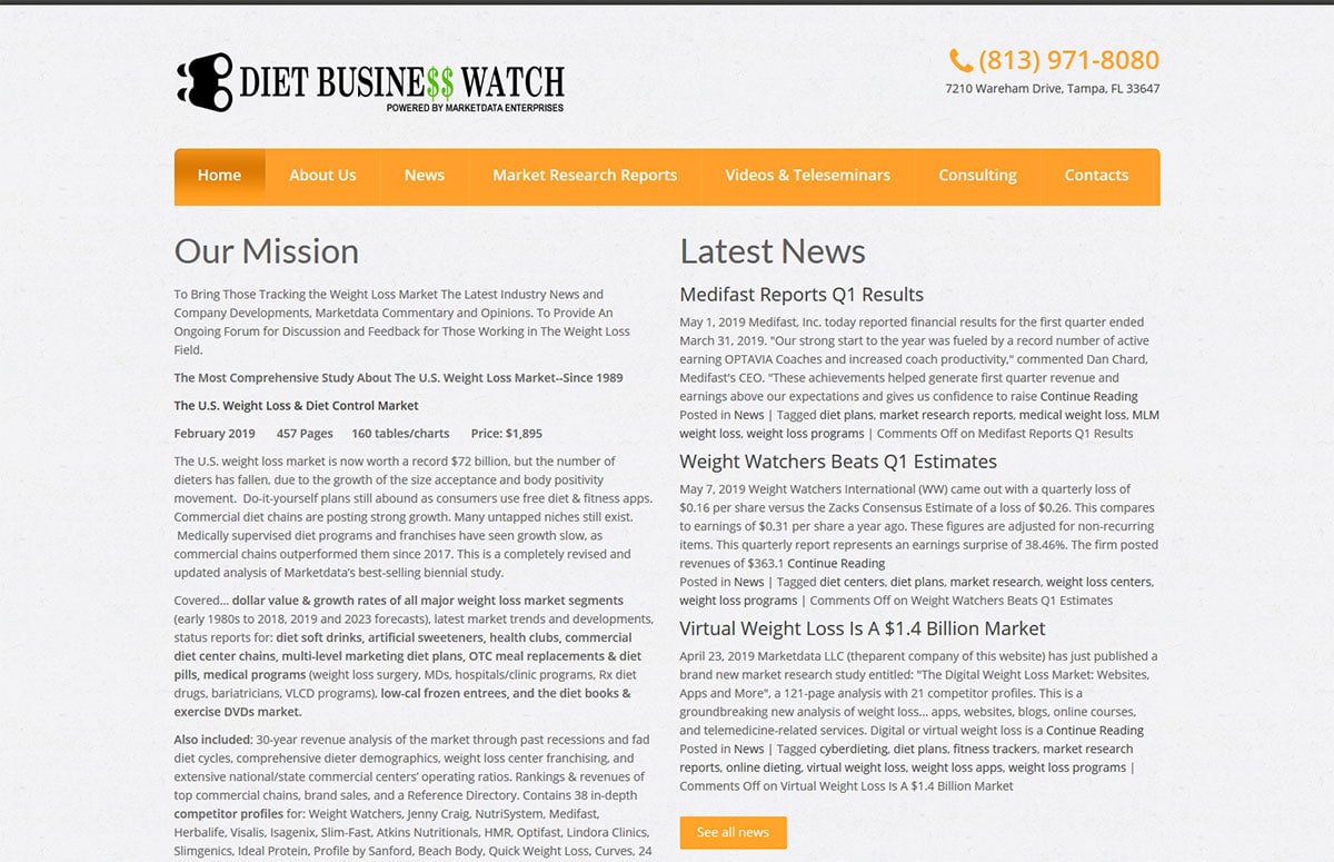 Diet Business Watch