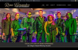 Rene Fernandez Entertainment musicians website developer